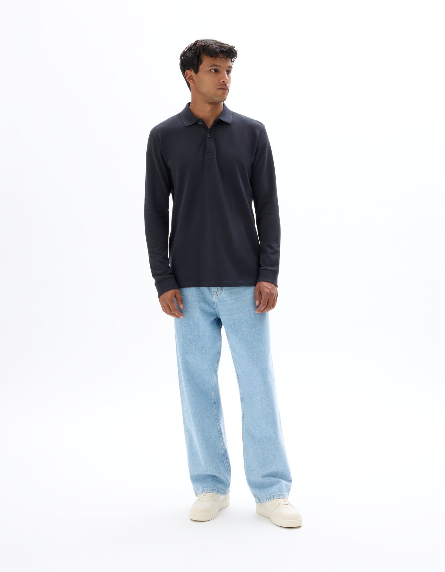 Regular Fit 100% Cotton Solid Polo Collar T-Shirts