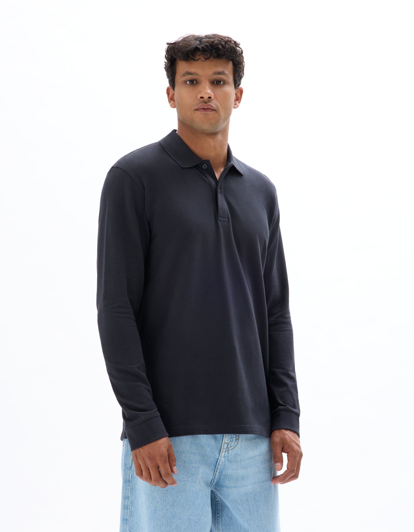 Regular Fit 100% Cotton Solid Polo Collar T-Shirts