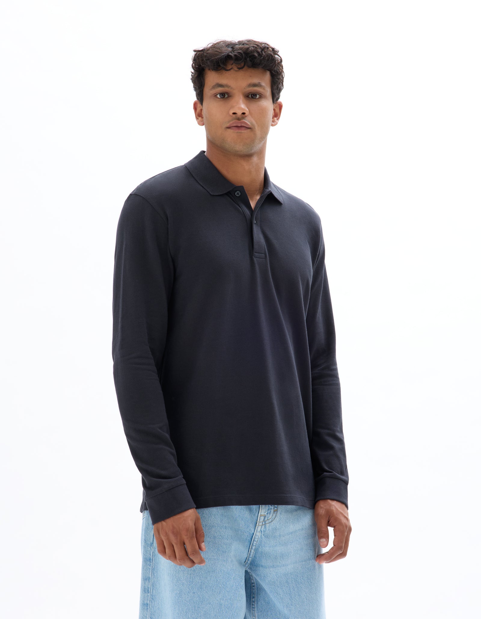 Regular Fit 100% Cotton Solid Polo Collar T-Shirts
