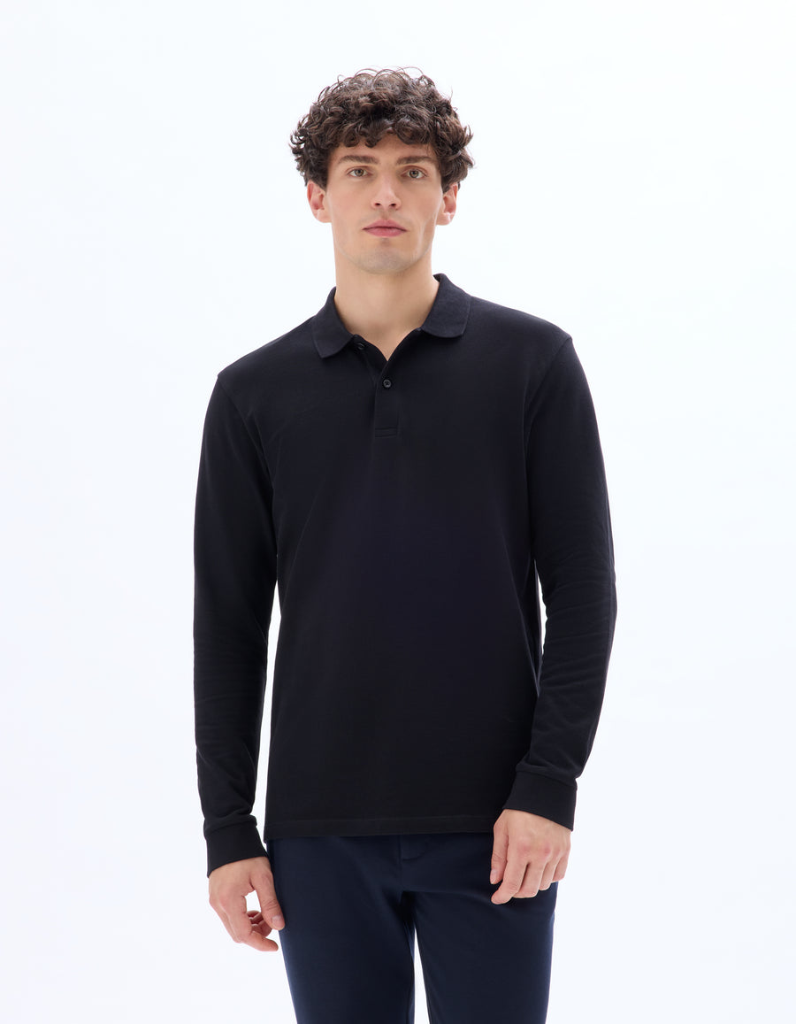 Regular Fit 100% Cotton Solid Polo Collar T-Shirts