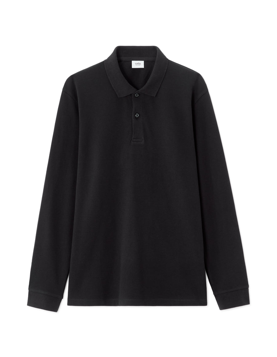 Regular Fit 100% Cotton Solid Polo Collar T-Shirts