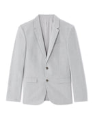 Celio Solid  Poly-Blend Grey Blazer