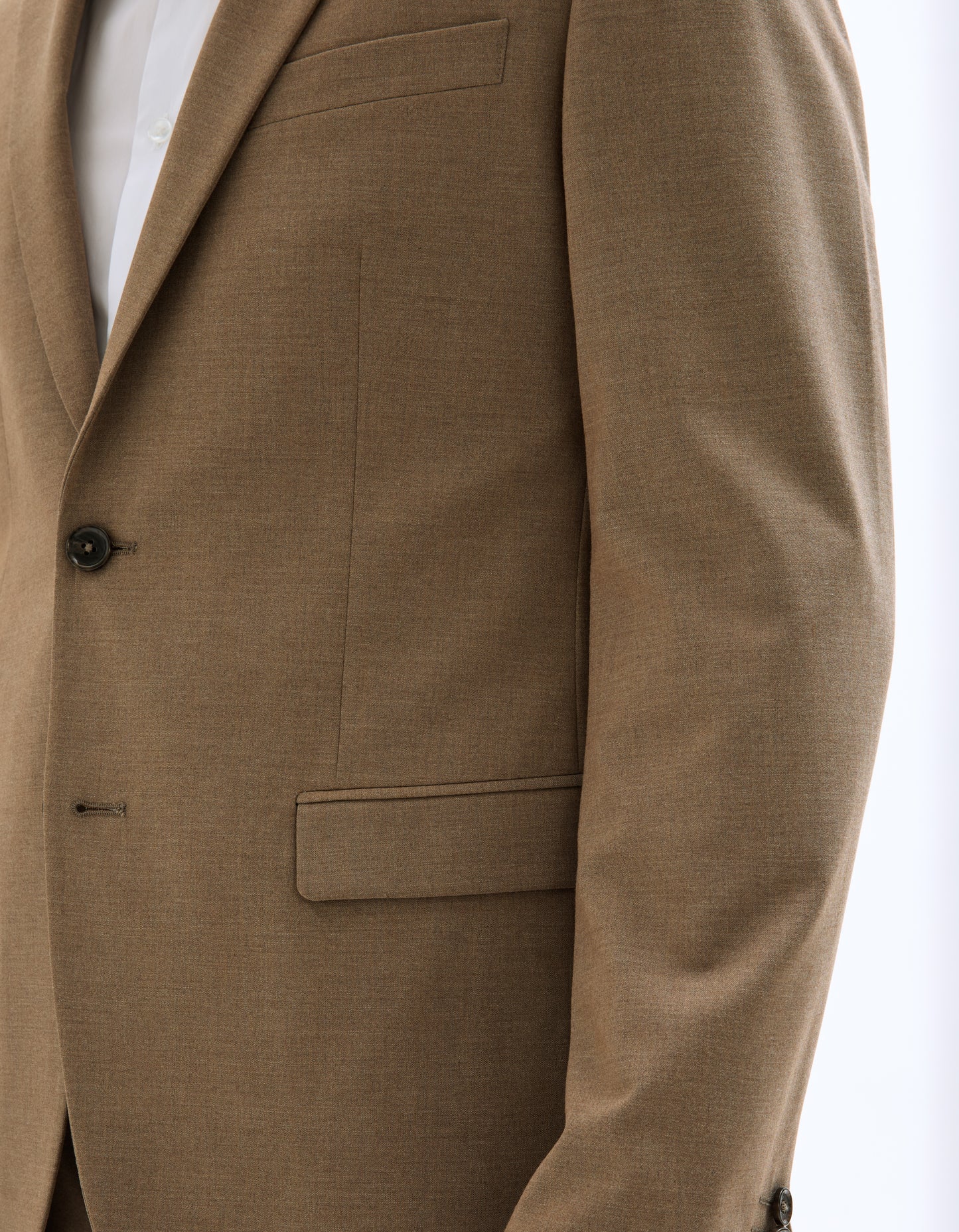 Celio* Men Taupe Solid Slim Fit Polyester Jackets