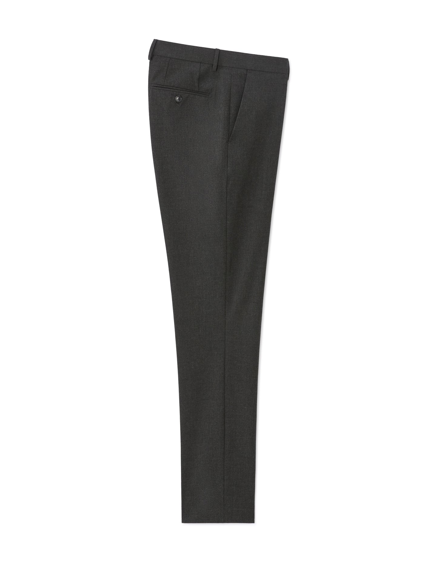 Celio Mens Grey Solid Slim Fit Polyester Formal Trouser