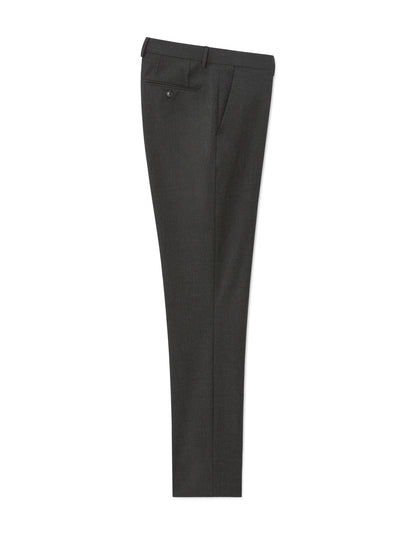 Celio Mens Grey Solid Slim Fit Polyester Formal Trouser