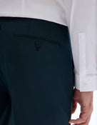 Slim Fit Poly-Viscose Formal Trouser - Navy Blue