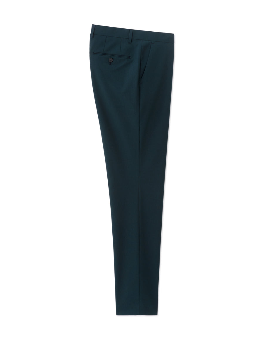 Slim Fit Poly-Viscose Formal Trouser - Navy Blue