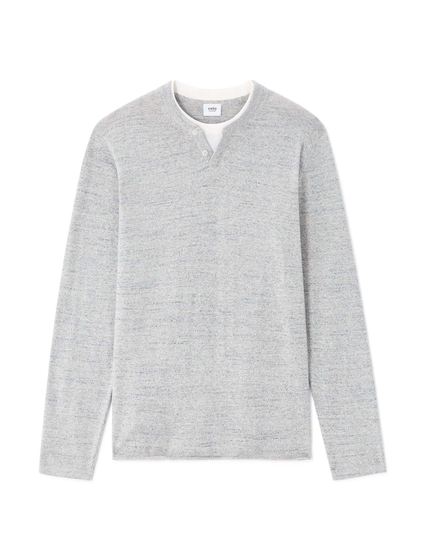 Regular Fit Poly-Cotton Solid Round neck Sweaters