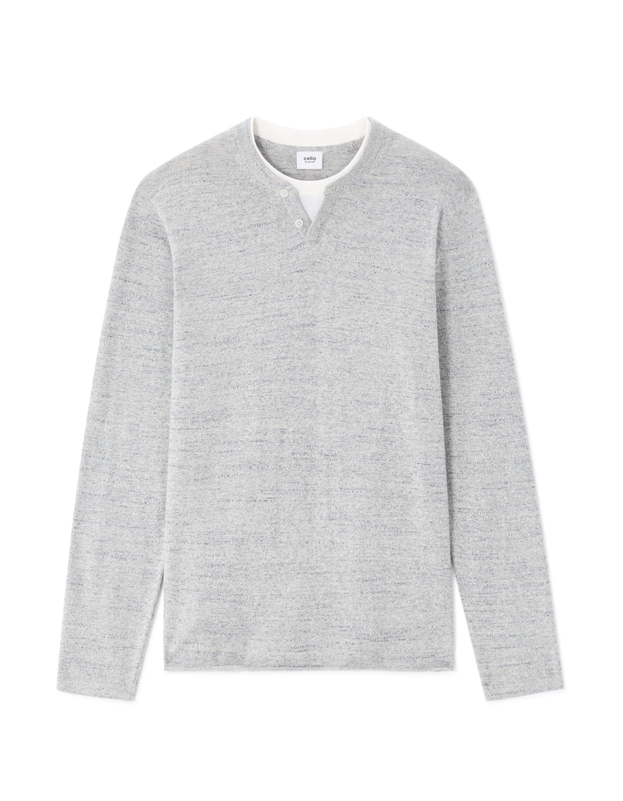 Regular Fit Poly-Cotton Solid Round neck Sweaters