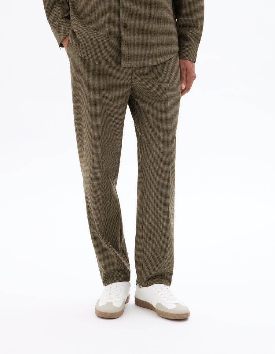 Celio* Straight Fit Polyester Solid Men Trousers