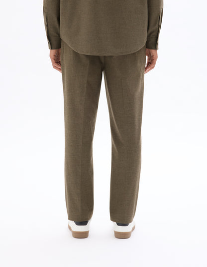 Celio* Straight Fit Polyester Solid Men Trousers