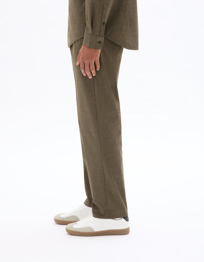 Celio* Straight Fit Polyester Solid Men Trousers