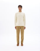 Celio* Straight Fit Cotton Brown Men Solid Trousers