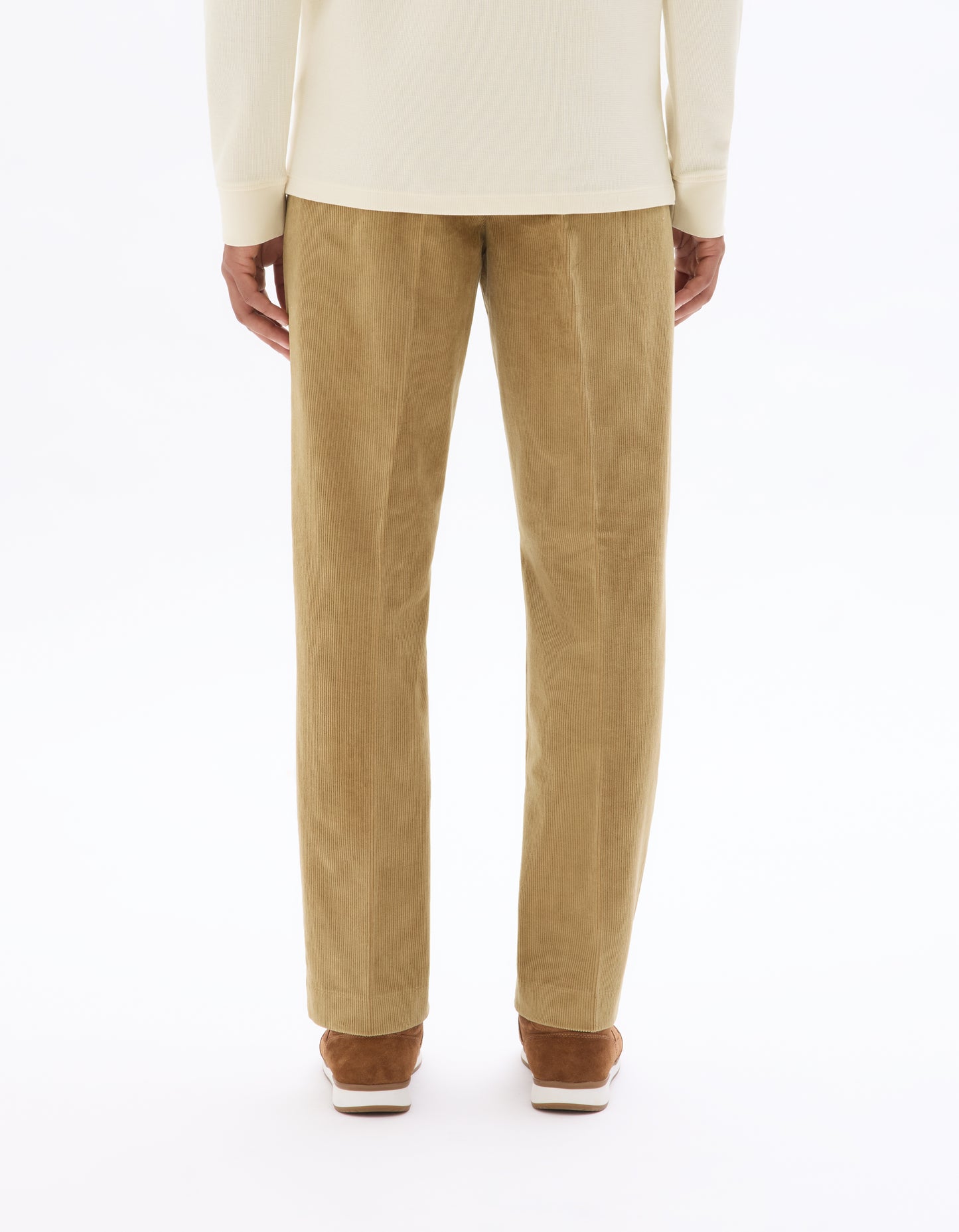 Celio* Straight Fit Cotton Brown Men Solid Trousers