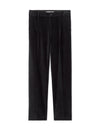 Celio* Black Straight Fit Solid Cotton Men Trousers