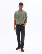 Regular Fit Poly-Cotton Solid Polo Collar T-Shirts
