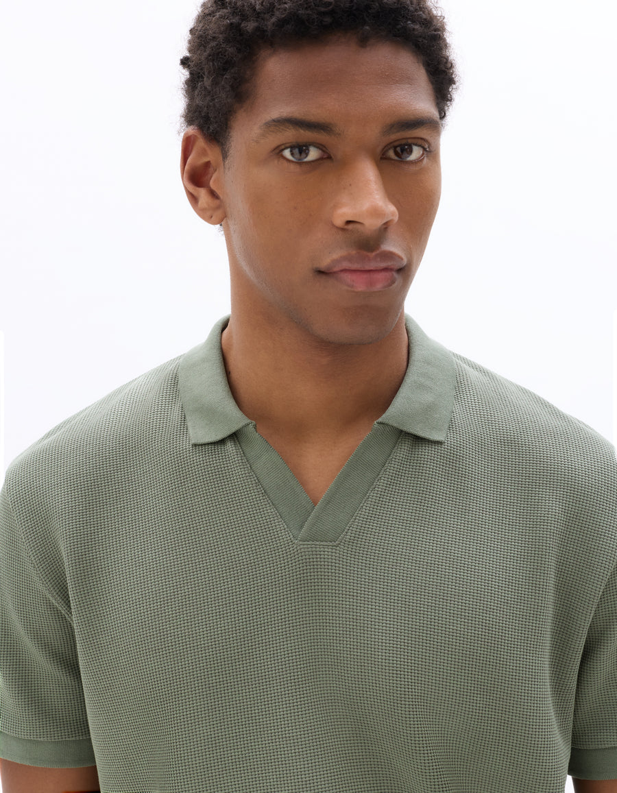 Regular Fit Poly-Cotton Solid Polo Collar T-Shirts