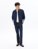 Celio Mens Navy Solid Regular Fit Cotton Shirts