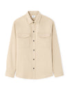 Celio* Men Beige Solid Oversized Cotton Shirts