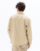 Celio* Men Beige Solid Oversized Cotton Shirts