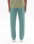 Celio Solid Straight Fit Cotton Green Trousers