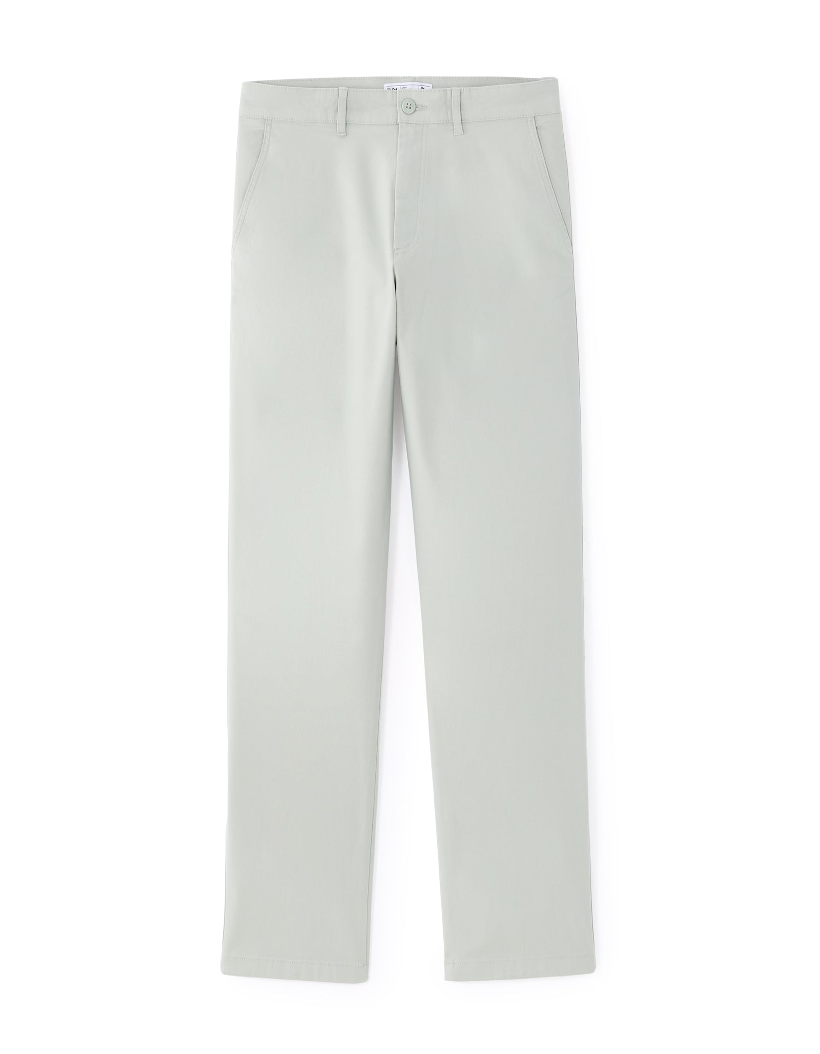 Straight Fit 100% Cotton Solid Casual Trouser - Green