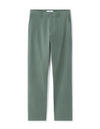 Celio* Solid Green Cotton Men Straight Fit Trousers