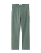 Celio* Solid Green Cotton Men Straight Fit Trousers