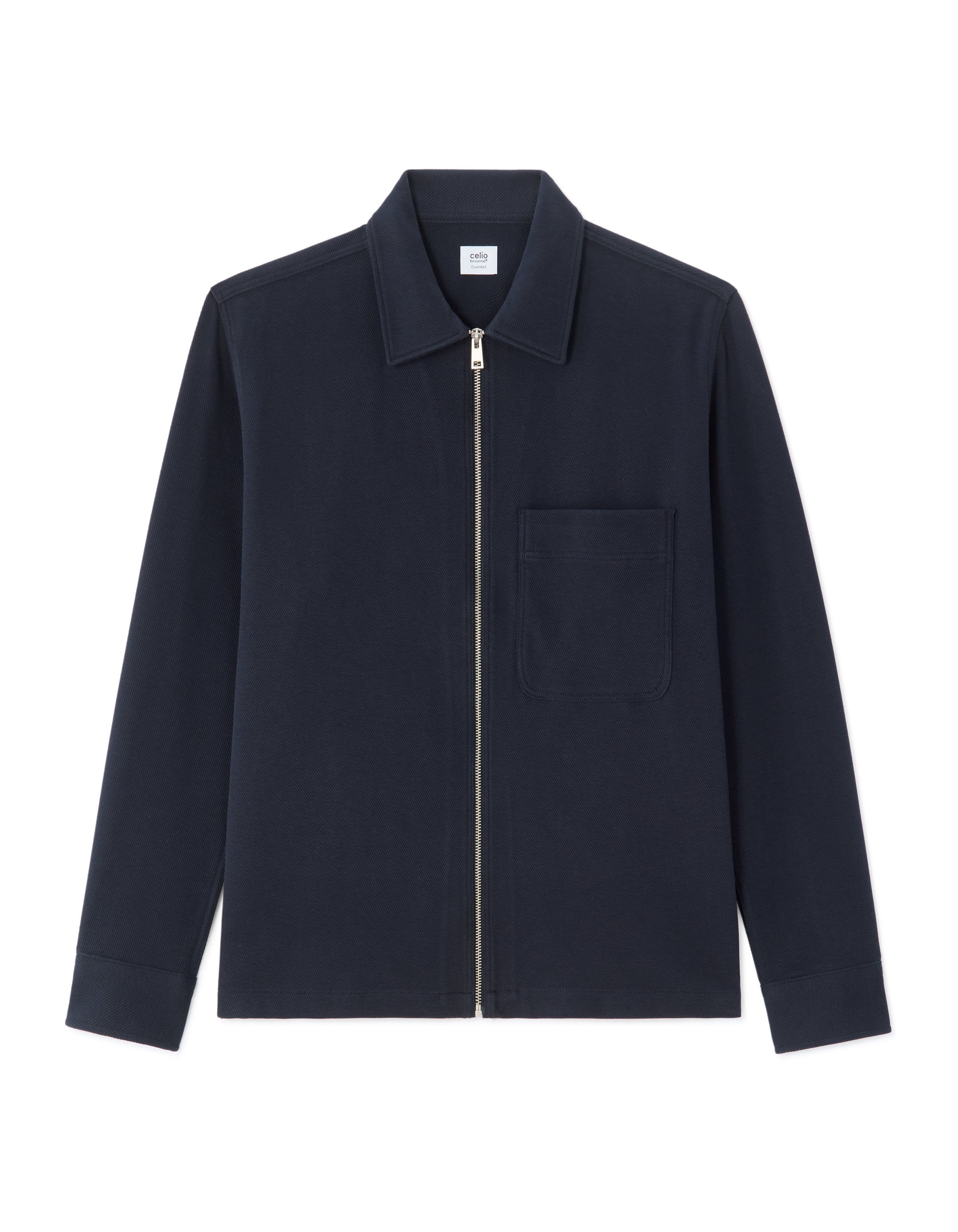 Celio* Men Blue Solid Oversized Cotton Shirts