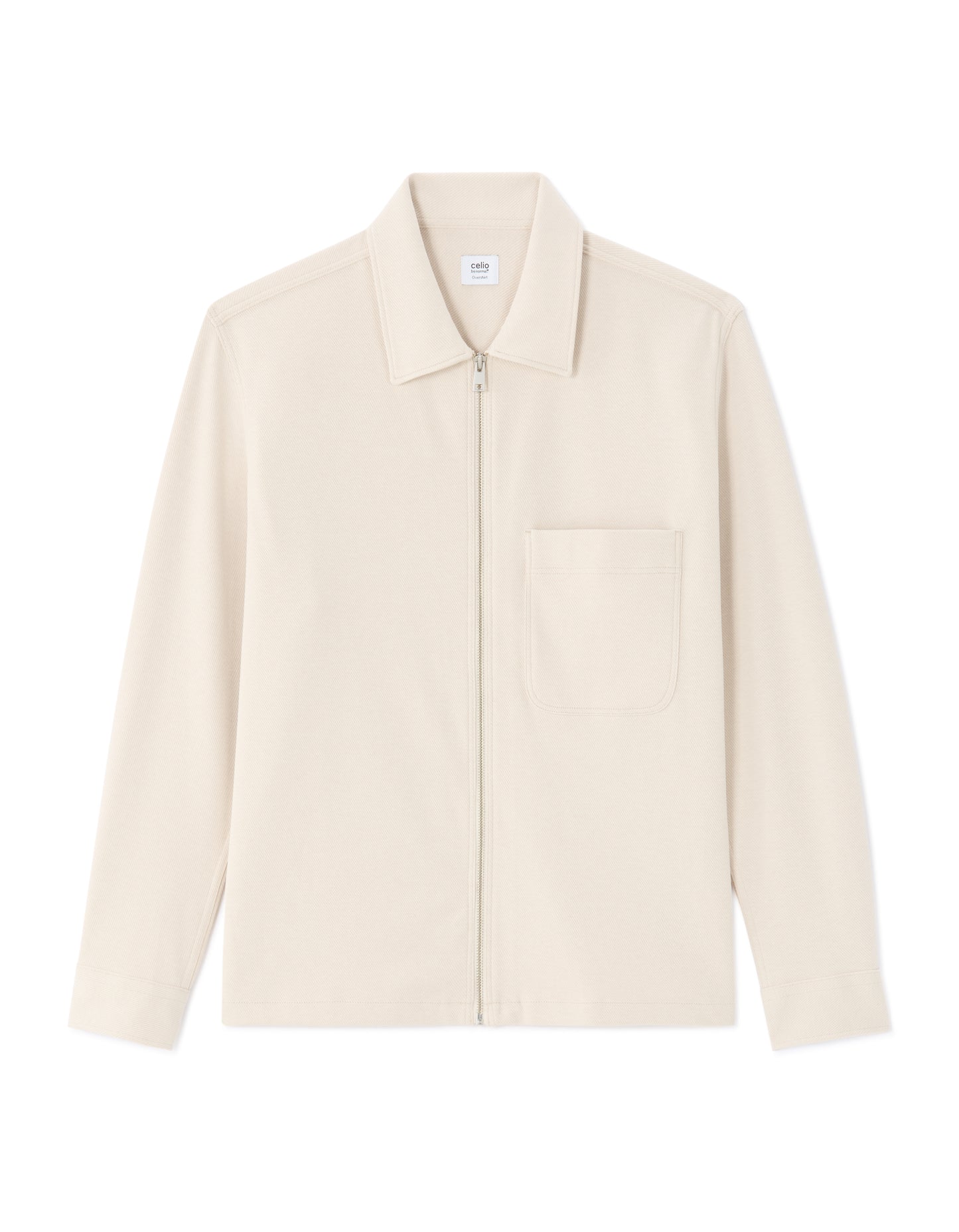 Celio* Men Grey Solid Oversized Cotton Shirts