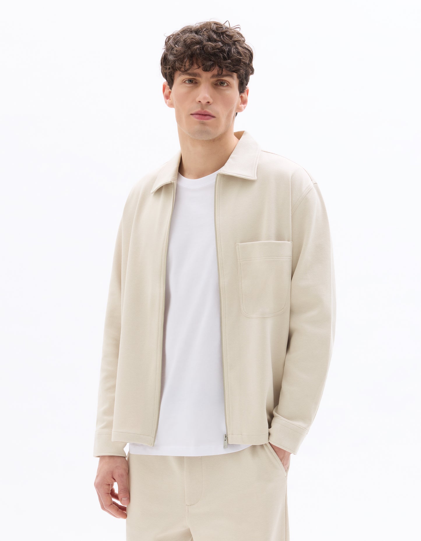 Celio* Men Grey Solid Oversized Cotton Shirts
