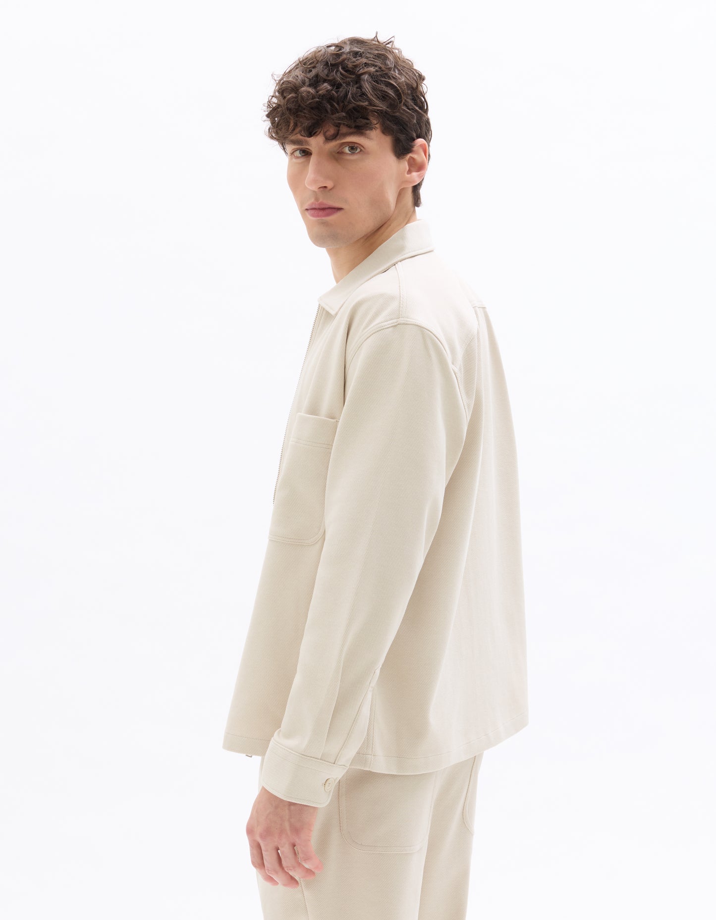 Celio* Men Grey Solid Oversized Cotton Shirts