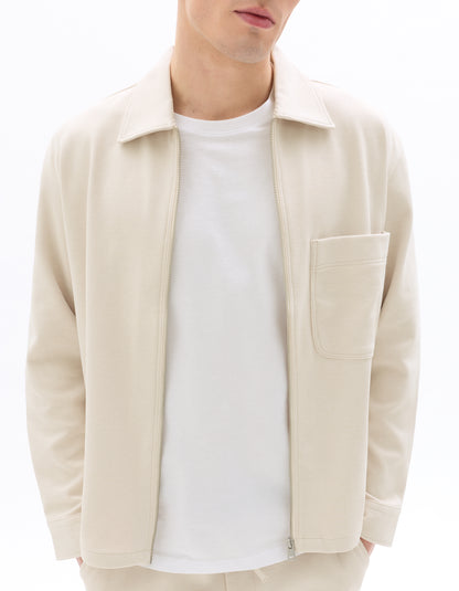 Celio* Men Grey Solid Oversized Cotton Shirts