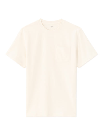 Celio Solid Regular Fit Cotton Off White Tshirts