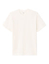Boxy Fit 100% Cotton Solid Round Neck T-Shirt - Off White