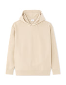 Loose Fit Poly-Cotton Solid Hooded Sweatshirts