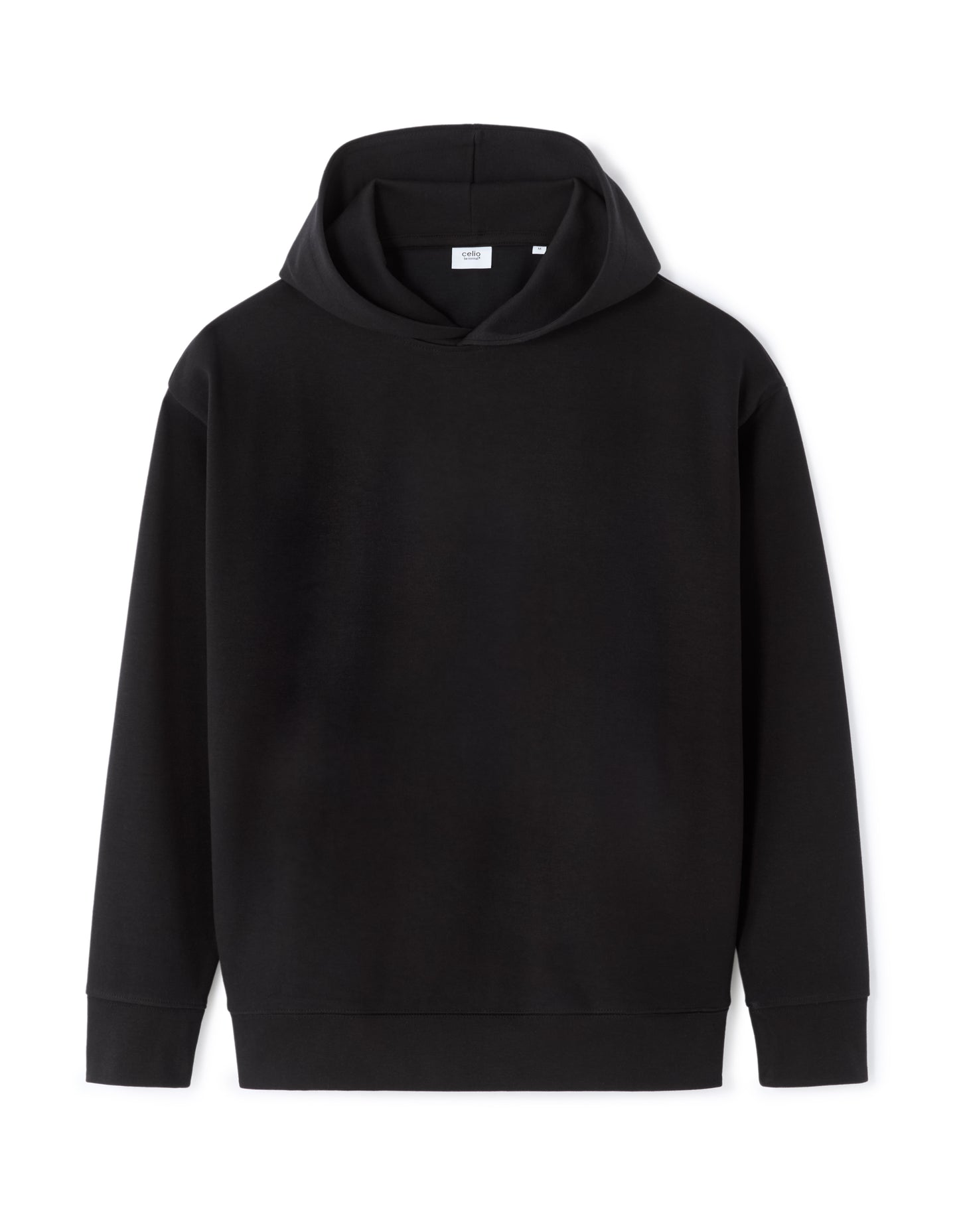 Loose Fit Poly-Cotton Solid Hooded Sweatshirts
