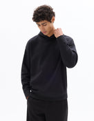 Loose Fit Poly-Cotton Solid Hooded Sweatshirts