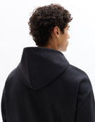 Loose Fit Poly-Cotton Solid Hooded Sweatshirts