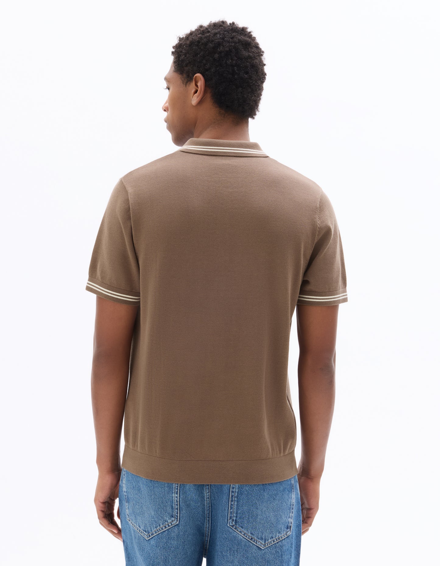 Celio* Regular Fit Men Solid Cotton Brown T-Shirts
