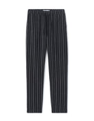 Celio Mens Navy Solid Loose Fit Polyester Casual Trouser