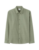 Celio Dobby Regular Fit Cotton Khaki Shirts