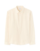 Celio Dobby Regular Fit Cotton Off-White Shirts