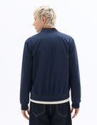 Celio Solid  Polyester Navy Jackets