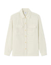 Celio* Men Off White Solid Oversized Polyester Shirts