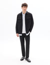 Celio* Men Black Solid Oversized Polyester Shirts