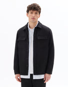 Celio* Men Black Solid Oversized Polyester Shirts