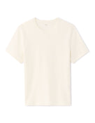 Celio Solid Regular Fit Cotton Off White Tshirts
