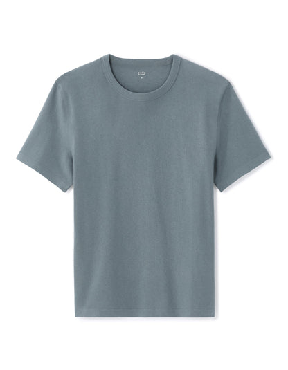 Celio Solid Regular Fit Cotton Grey Tshirts
