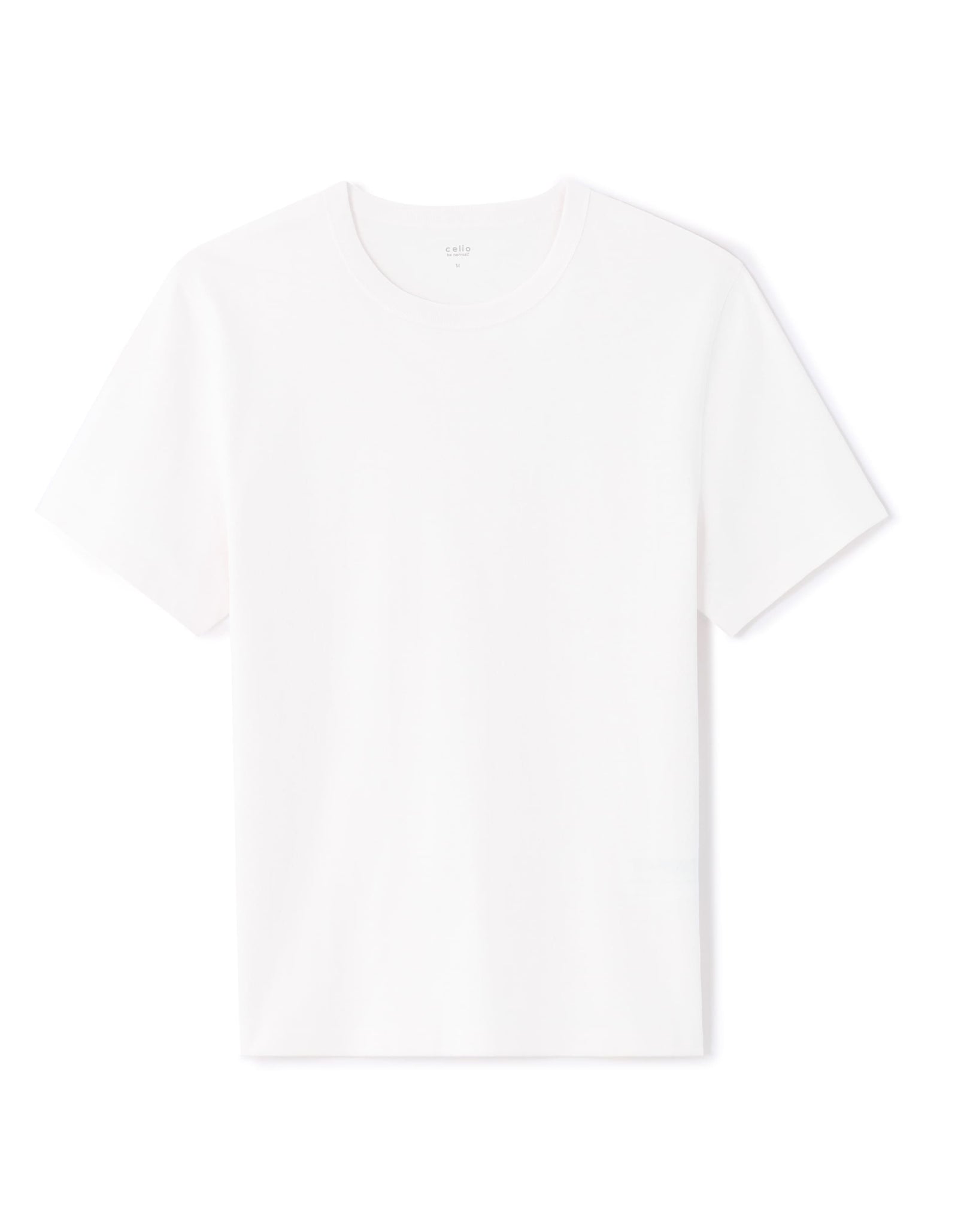 Celio Solid Regular Fit Cotton White Tshirts